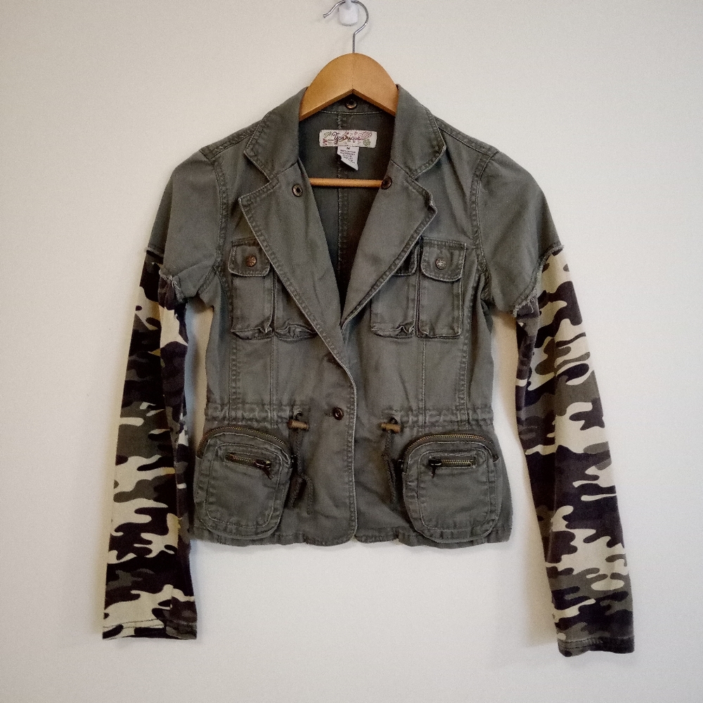 Younique army military coat size M